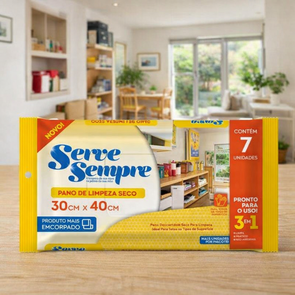 Pano de Limpeza Seco